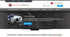 Desktop Screenshot of industriallinings.com