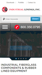 Mobile Screenshot of industriallinings.com